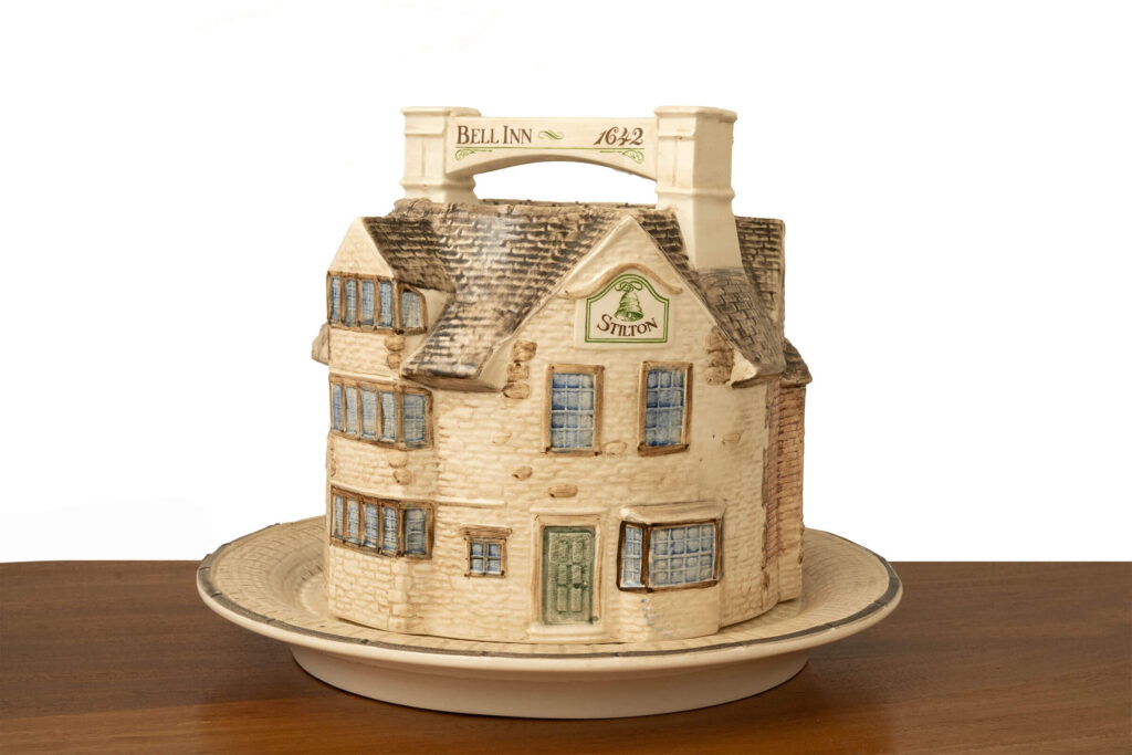 Bell Inn Stilton - Harrods of Knightsbridge Cheese Dome and Base